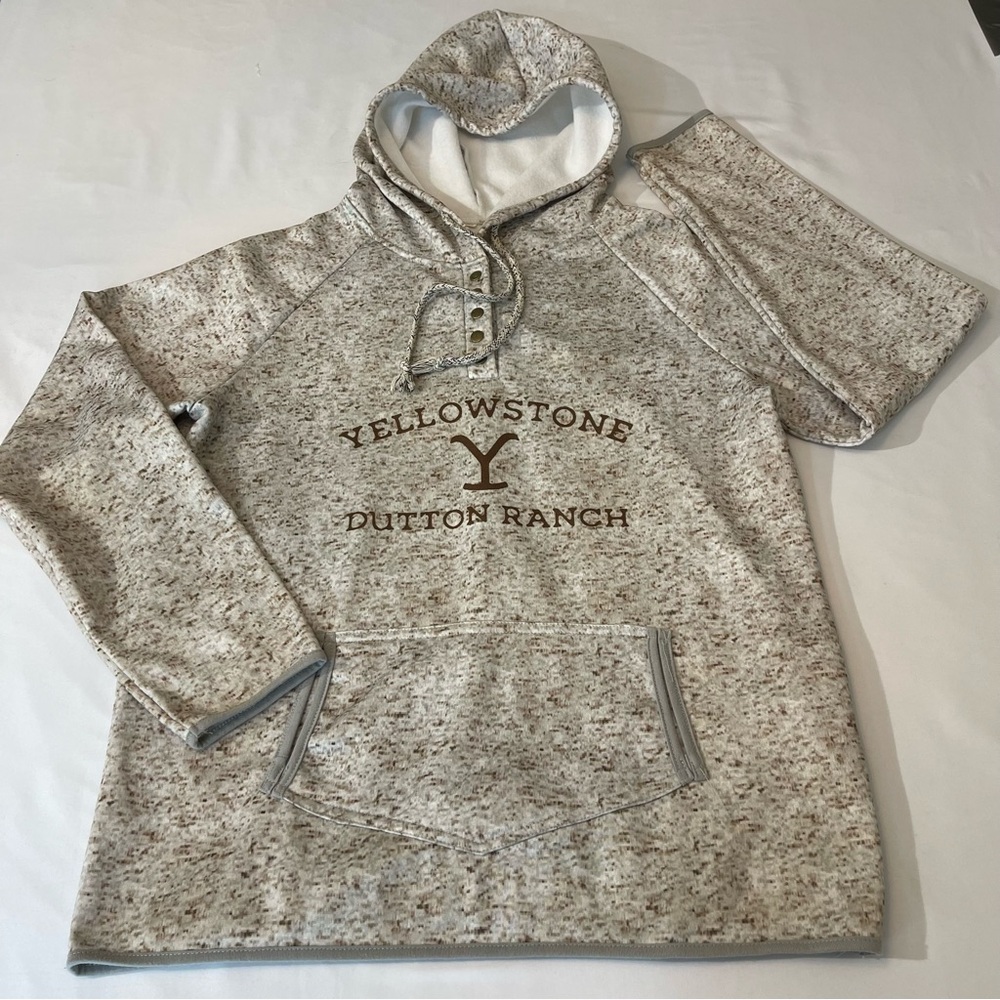 YELLOWSTONE DUTTON RANCH WOMENS HOODIE. SZ XL, VERY GOOD CONDITION, PREO…